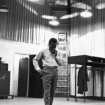 Miles Davis pendant l'une des séances d'enregistrement de l'album "Kind Of Blue", 1959