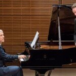 Carnegie Hall presents Ian Bostridge, Tenor, and Brad Mehldau, Piano, performing a concert together in Zankel Hall on October 24, 2019.Ghost lamp photos inside Stern auditorium, Carnegie Hall.Credit: Stephanie Berger.