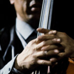 Charles Mingus en concert au Théâtre des Champs Elysées à Paris en avril 1964, France