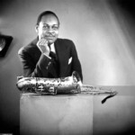 Coleman Hawkins probably in a photographic studio, Copenhagen, Denmark, 1935. (Photo by JP Jazz Archive/Getty Images)