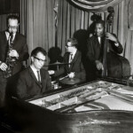 AHKMRG DAVE BRUBECK - US jazz musician on piano with from left: Paul Desmond, Joe Morello,  Gene Wright about 1965
