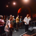 The Harlem Stage Gatehouse crowd was encouraged to get up for the Society Situation Dance Band.