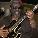 (MANDATORY CREDIT Ebet Roberts/Getty Images) UNITED STATES - APRIL 26: Photo of James 'Blood' ULMER; Performing at Ponderosa Stomp at the Rock 'n' Bowl in New Orleans (Photo by Ebet Roberts/Redferns)