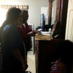 Matthew Johnson and Wadada at his childhood home.