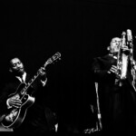 John Coltrane with Wes Montgomery photographed at The Monterey Jazz Festival in Monterey, CA September 24, 1961 © Jim Marshall Photography LLC.