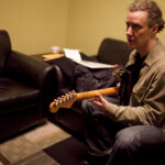 Adam Rogers, backstage.