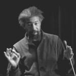 butch Morris in new york,LES,condukting orchestra..,/