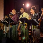 Musical Connections musicians perform with teaching artists Sarah Elizabeth Charles and Camila Meza at Sing Sing Correctional Facility in 2017.