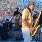 The Don Byron Gospel Quintet performs at the Third Annual Celebration of Art and Food from Seed to Table, Story Harvest, at Freedom Square Saturday Sept. 28, 2013, in Troy, NY. (John Carl D'Annibale / Times Union)