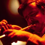 (FILE PHOTO) Canadian Jazz Trumpeter Kenny Wheeler Dies At 84. Canadian trumpet player Kenny Wheeler on stage, circa 1975-1985. (Photo by Fin Costello/Redferns/Getty Images)