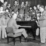 Stan Kenton and orchestra. December 9, 1946. Photographer: Charlie Mihn.