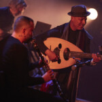 ©Roger Thomas 2019 - mingus999@hotmail.com / Dhafer Youssef - Sound of Mirrors / Royal Festival Halll / Friday 15th March 2019 / Dhafer Youssef (vocal,s oud) / Eyvind Aarset (guitar, keyboards) / Hüsnü Senlendirici (clarinet) / Stéphane Edouard (percussion) /