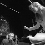 Maria Schneider rehearses her orchestra at the International Association of Jazz Educators conference,  January 2004, New York City, NY.